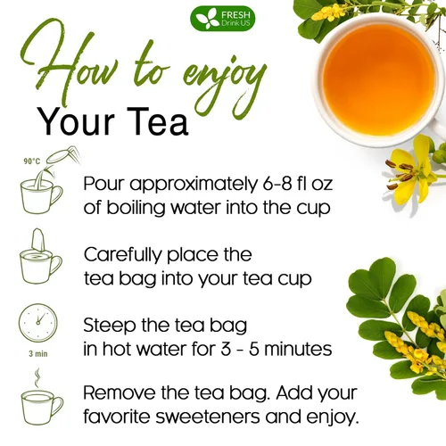Vista 337 de FreshDrinkUS, 135 bolsas de té de jengibre y cúrcuma premium, ingredientes 100% naturales, mezcla hecha a mano de té de hierbas de cúrcuma