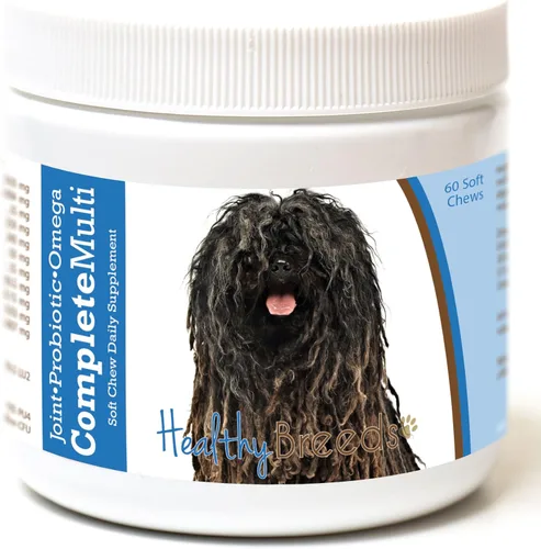 Vista 386 de Healthy Breeds Cavalier King Charles Spaniel - Multivitamínico todo en uno, completo con probióticos, glucosamina, condroitina y omegas, 60