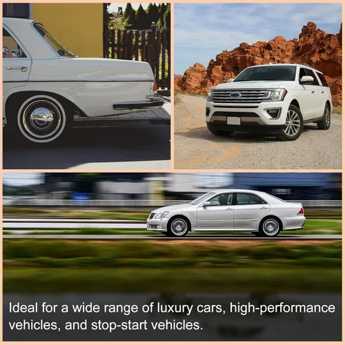 Vista 9 de 1AUTODEPOT Batería auxiliar AUX14, batería BCI Group 400 AGM, 200CCA, 20RC, 12V 14Ah sin mantenimiento 36 meses de garantía