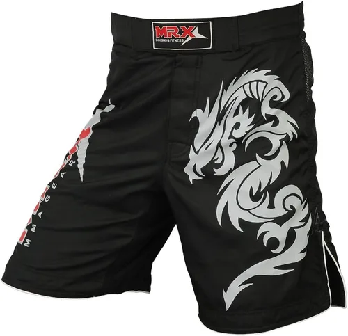 Vista 4 de Pantalones cortos de entrenamiento MRX MMA Cage Fighting Grappling Artes marciales Boxeo Muay Thai Short.