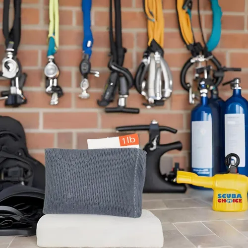 Vista 7 de Scuba Choice Pesas de malla suave para control de flotabilidad, duraderas, ajustables y cómodas para bolsillos de cinturón de peso para buceo