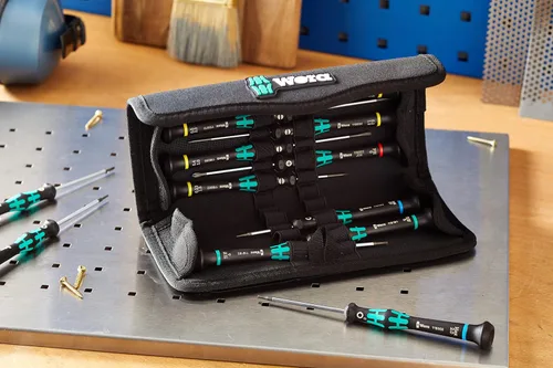 Vista 35 de Wera 05073675001 Kraftform micro-Juego/12 SB 1 Juego de destornilladores para aplicaciones electrónicas, 12 piezas