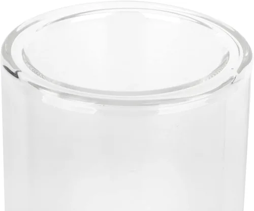 Vista 3 de Paquete de 12: 6 "; portavelas de doble cilindro de vidrio transparente por Ashland®