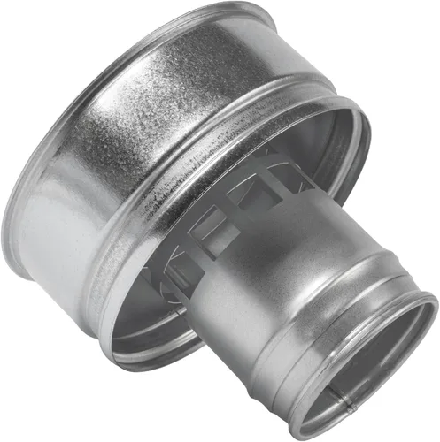 Vista 7 de Tapa de lluvia para techos de 4 pulgadas, cubierta de ventilación de techo redonda de acero galvanizado, tapa de chimenea de escape HVAC para todo