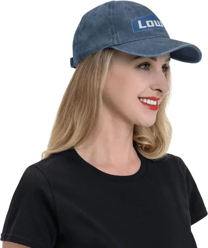 Vista 8 de ATOMDEAM Unisex Lowe'S-Logo-Blue_ Sombrero de vaquero camionero papá regalo hebilla ajustable cierre sombrero de sol