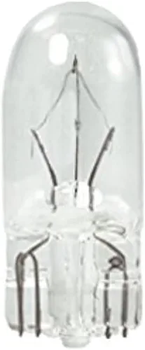 Foco de luz de xenón transparente, de 20,000 horas, 12 V, base de cuña de 0.25 pulgadas, 5 W, T3, K01235, 5watts, 12 volts