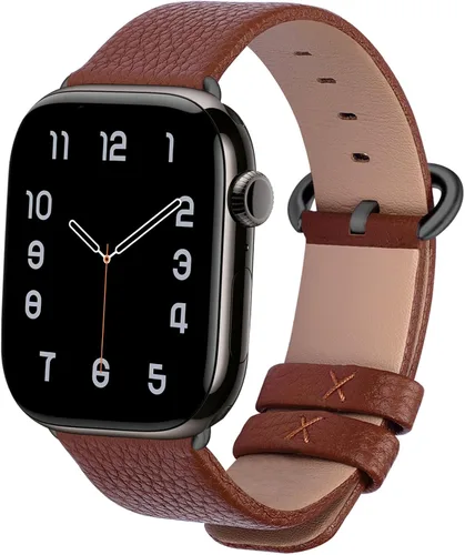 Vista 24 de Fullmosa - Correa compatible con Apple Watch (38 mm, 40 mm, 42 mm, 44 mm), de piel, compatible con Apple Watch SE y Series 6, 5, 4, 3, 2 y 1