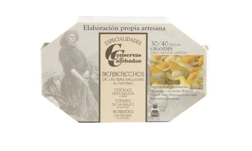 Conservas de Cambados Berberechos envasados en salmuera (lata de 4 oz/111g)