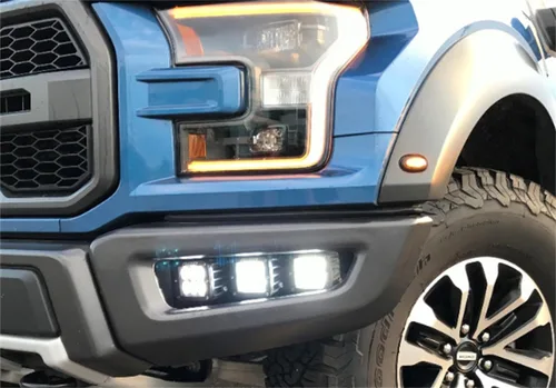 Vista 2 de Kit de luces antiniebla LED rígidas todoterreno para F150 Raptor 2017-2020