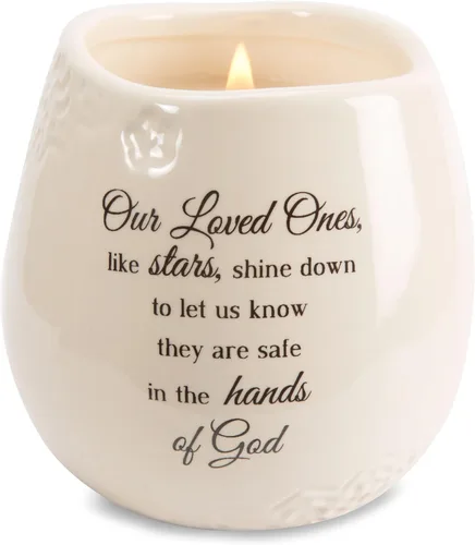 Vista 9 de Pavilion - When Someone You Love Becomes a Memory That Memory Becomes a Treasure - Vela de cerámica rellena de soja de 8 onzas