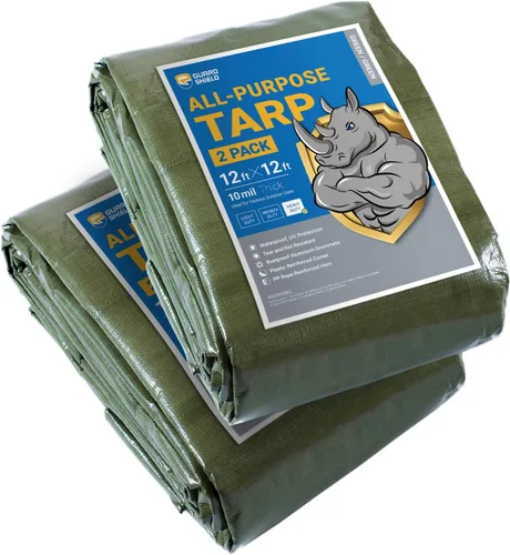 Vista 47 de GUARD SHIELD - Lona resistente, impermeable, de polietileno, gruesa, resistente a los rayos ultravioleta, con ojales, para exteriores, 6 x 8 pies