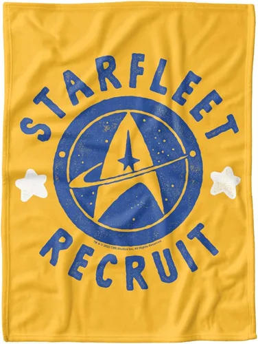 Vista 4 de LOGOVISION Star Trek - Manta ligera para bebé, 30 x 40 pulgadas, estampado unisex para bebés, niñas y niños