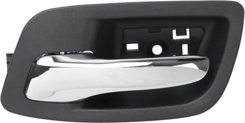 Vista 45 de TRQ Manija de puerta interior delantera izquierda cromada para el lado del conductor compatible con Chrysler 200 2011-2016