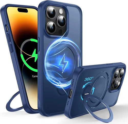 Vista 84 de [NO.1 Magnético] Funda para iPhone X (10)/Xs con carga inalámbrica MagSafe [mate translúcido] [antihuellas] [prueba de caídas de grado militar]