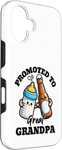 Vista 3 de Great Grandpa to Be Promoted to Great Grandpa Est. 2026 2027 Case for iPhone 16