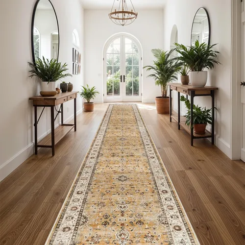 Vista 69 de Alfombra de pasillo lavable de 2 x 3 pies - Alfombra antideslizante resistente a las manchas, alfombras y tapetes de cocina duraderos