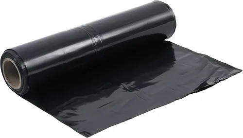 CAPHAUS Láminas de plástico negro de 4 mil, 3 x 100 pies, resistente al agua, lona multiusos