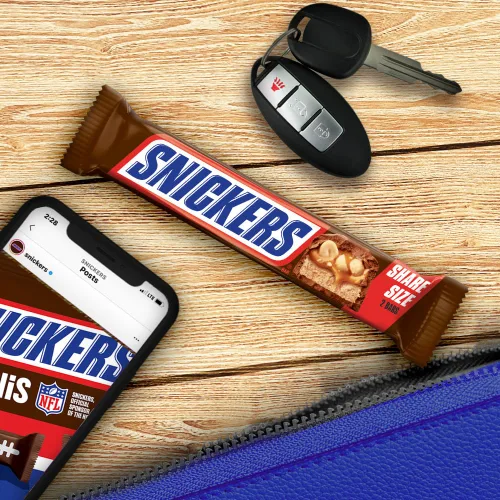 Vista 9 de Barras de caramelo y chocolate tamaño grande Snickers