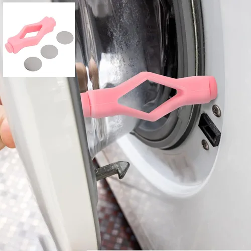 Vista 8 de Accesorio de puerta de lavadora de carga frontal, accesorio de puerta de lavadora, soporte de puerta, tope flexible de puerta de lavadora de un solo