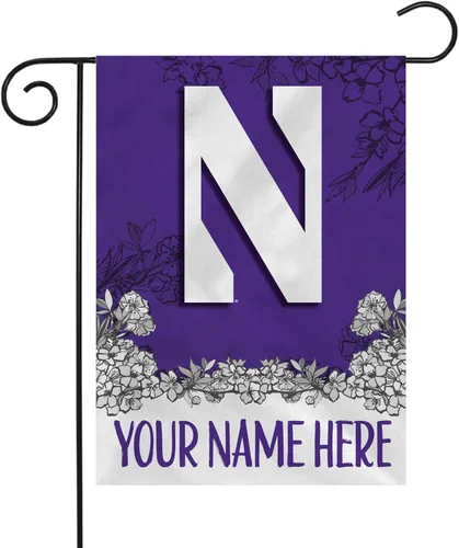 Vista 57 de Rico Industries Bandera de jardín personalizada estándar/primaria de la NCAA