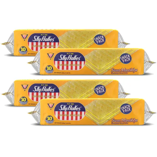 M.Y. San Sándwich de galletas dulces Mantikilya (crema de mantequilla dulce), 10.58 onzas, paquete de 4