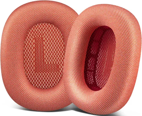 Vista 16 de SOPROM - Almohadillas para auriculares Airpod Max Over-Ear, fundas de repuesto para almohadillas con tela de malla duradera, espuma más suave - Gris