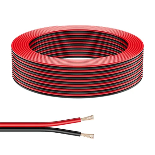 Vista 8 de BTF-LIGHTING Cable de extensión de 2 pines 18AWG con certificación UL, 32.8 pies/32.8 ft de bajo voltaje de 2 conductores LED de tira de cable