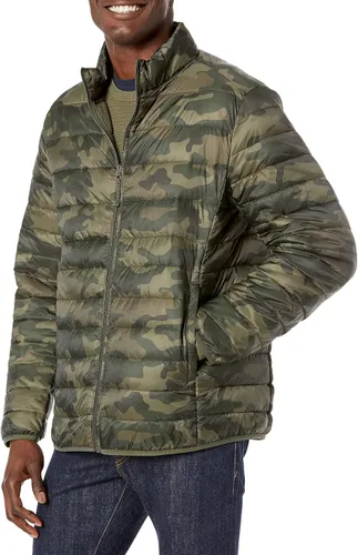 Vista 22 de Amazon Essentials Chaqueta acolchada ligera y resistente al agua para hombre (disponible en tallas grandes y altas)