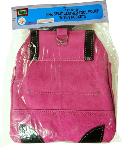 Vista 6 de Raven Bolsas de herramientas Rosa, azul, beige, negro Cinturón de nailon + cinturón de cuero Bolsa individual + bolsa doble Rosa
