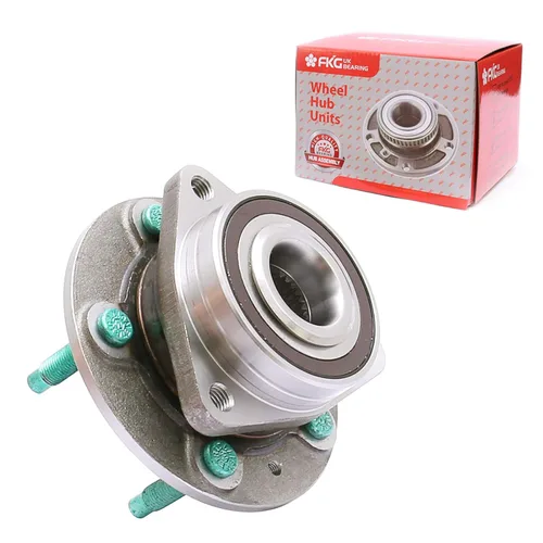 Vista 22 de FKG 513253 Conjunto de buje de cojinete de rueda delantera para A3 TT (Quattro), VW Tiguan Passat Jetta Golf CC EOS Beetle, brida de 4 pernos