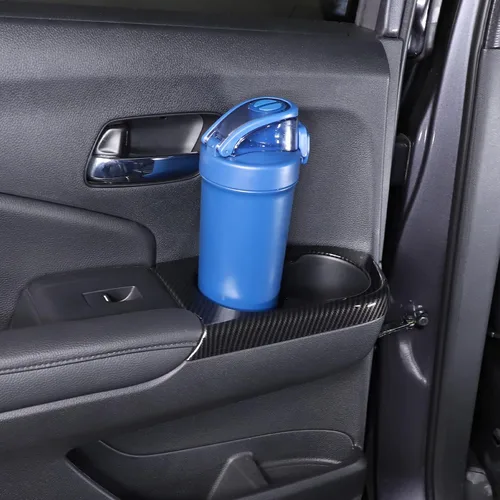 Vista 5 de 2 portavasos, cubierta de marco de panel para puerta trasera para Honda Pilot 2016-2022/Passport 2019-2023, material ABS automotriz 2ª fila asiento