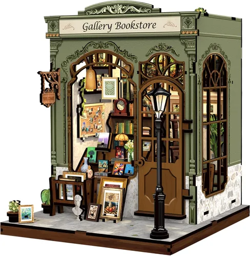 Vista 11 de Fsolis Japanese Book Nook Kit for Adults, Beika-cho Convenience Store Tienda de conveniencia Beika-cho