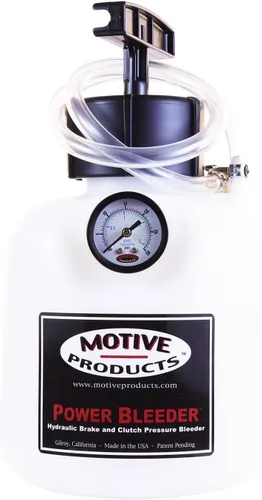 Vista 2 de Motive Products 0106 Power Bleeder Tanque de 2 cuartos con manguera y adaptador, compatible con Mustang modelo Mid-Late