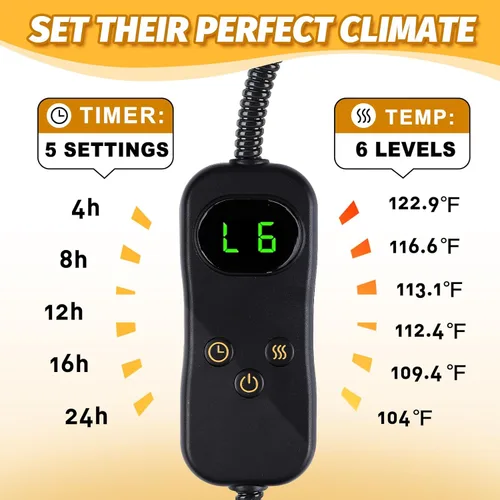 Vista 4 de ANPHSIN Almohadilla térmica para mascotas para perros y gatos pequeños, 9 x 12 pulgadas, almohadilla térmica automática de temperatura con cable