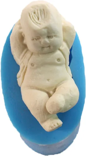 Vista 7 de Funshowcase Baby Boy Movements - Juego de 5 moldes de caramelo para manualidades de azúcar, chocolate, fondant, mantequilla, resina, arcilla #111