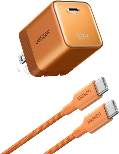 Vista 11 de UGREEN Nexode Air - Bloque de carga USB C GaN de 65 W con cable de 3.3 pies Blanco