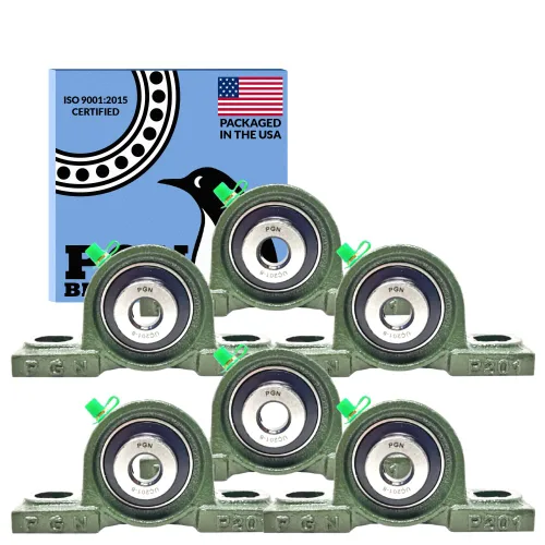 Vista 58 de PGN UCP210-32 - Cojinetes de bloque de almohada montados, rodamientos de acero cromado con diámetro de 2 pulgadas, autoalineación