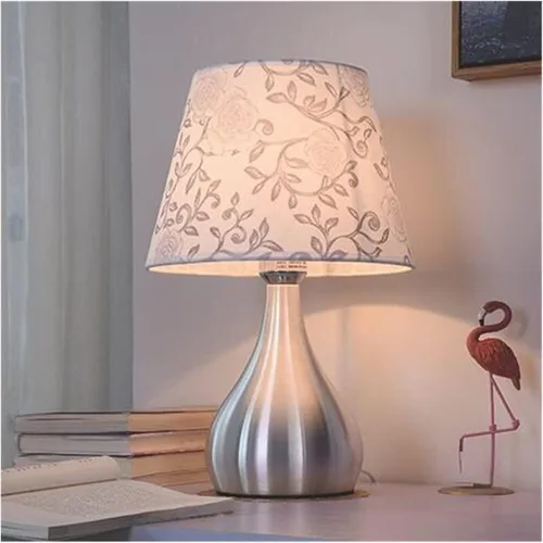 Vista 6 de Lámpara de mesita de noche, estilos para dormitorio, lámpara de mesa romántica, cálida luz de noche, sala de estar, sala de estudio, lampara