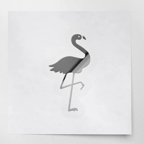 Vista 17 de Calcomanías de flamenco 1 (azul marino) (juego de 2) calcomanías de vinilo impermeables de alta calidad para laptop, smartphone, automóvil