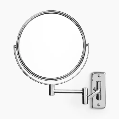 Vista 9 de JERDON Espejo de aumento montado en la pared - Espejo de maquillaje de baño con aumento 5X - 8 pulgadas de diámetro - Negro - Modelo JP7506BK