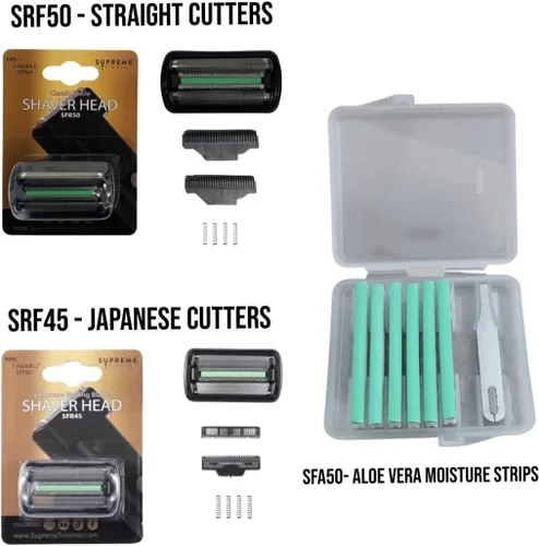 Vista 3 de Supreme Trimmer Tiras de repuesto de aloe vera SFA50 para STF501 T-Fader