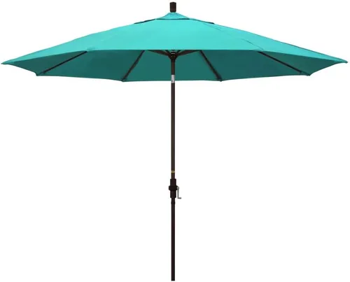 Vista 16 de California Umbrella 11' Rd Tahoe Series Aluminum Patio Umbrella Azul (Air Blue)