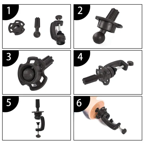 Vista 9 de Cabeza de maniquí de pelo largo de 66-71 cm con 60% cabello real, para práctica de peluquería y cosmetología, con abrazadera y 9 herramientas - #27