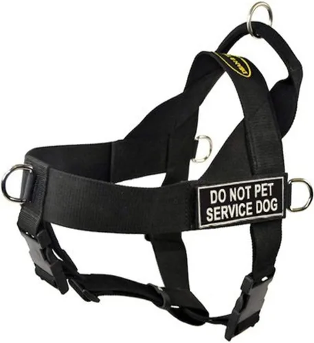 Dean & Tyler D&T Universal DNPSERVICEDOG BK-XL DT - Arnés universal sin tirones para perro, no se adapta a mascotas, talla XL, se adapta a