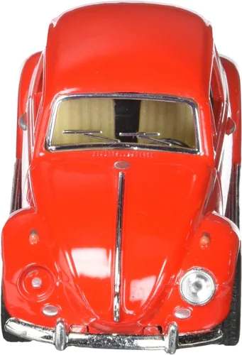 Vista 3 de Volkswagen Beetle Classic 1967 de 5 pulgadas, escala 1:32 (rojo) Kinsmart