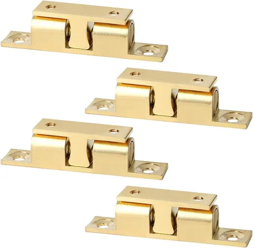 Vista 10 de Alise Pestillos de gabinete de doble rodillo, cierre ajustable de doble bola de tensión de rodillo de retención, pestillo de puerta de gabinete