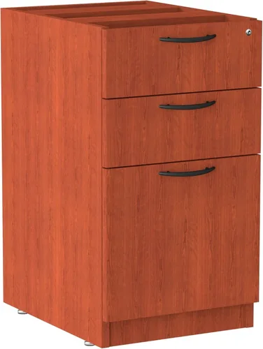 Vista 11 de Alera Valencia Series 16 x 22 x 28 pulgadas 2 cajas y 1 cajón de archivos completo pedestal, caoba