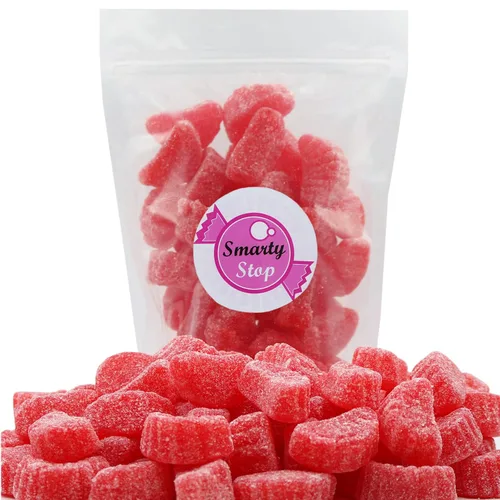 Vista 2 de Smarty Stop - Tiras de caramelo de cereza roja en forma de cuña (1 libra (paquete de 1))