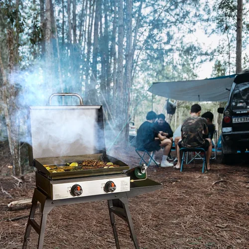 Vista 7 de YAOAWE 3 bandejas de goteo de grasa de silicona para Blackstone, forro de silicona reutilizable para taza de grasa trasera, forros de silicona de 8