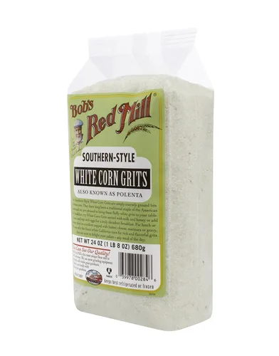 Vista 3 de Bob's Red Mill Granos de maíz blanco/polenta, 24 onzas, paquete de 1